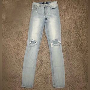 Express skinny jeans, size 2 LONG